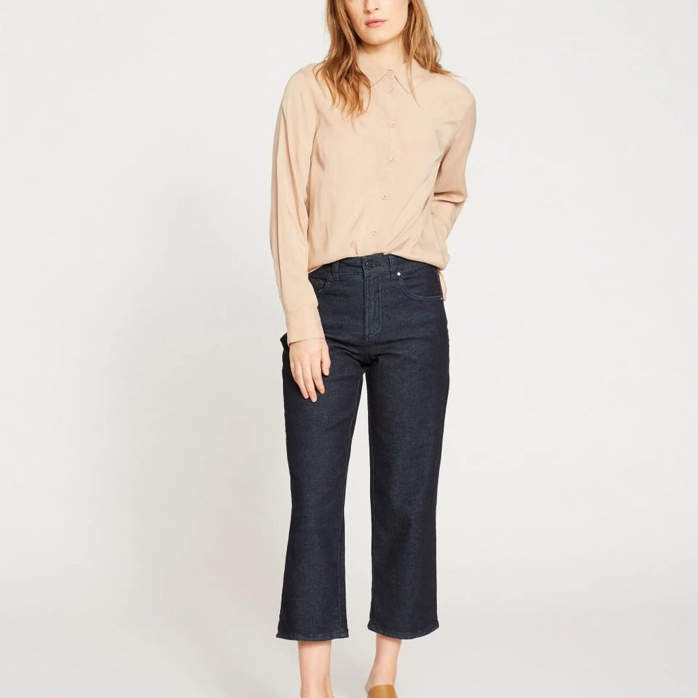 NWT Universal Standard Bae Boyfriend Crop Jeans - Dark Indigo